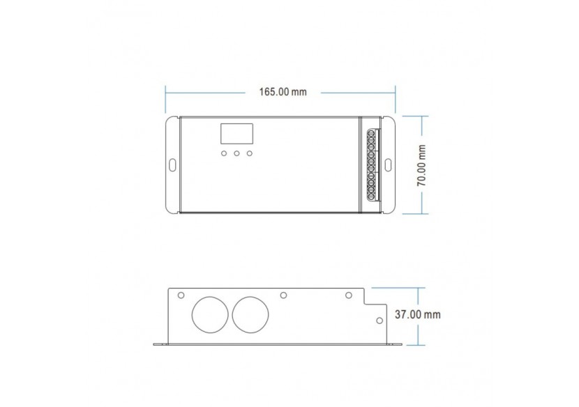 Décodeur DMX512 110-240V AC-1,5A/canal-3 canaux - SK-S3-DX - Barcelona LED
