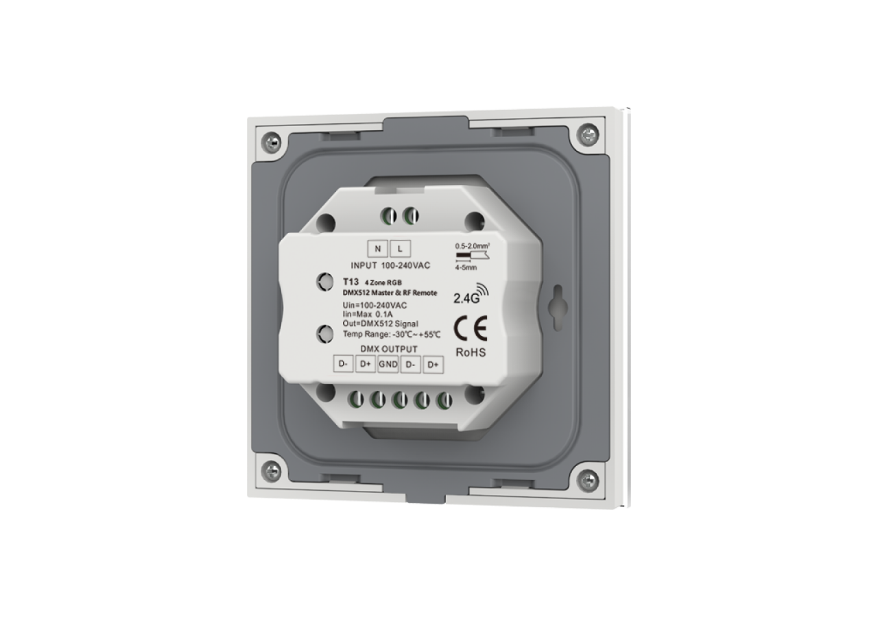 Contrôleur tactile DMX-4 zones-RGB - SK-T13 - Barcelona LED