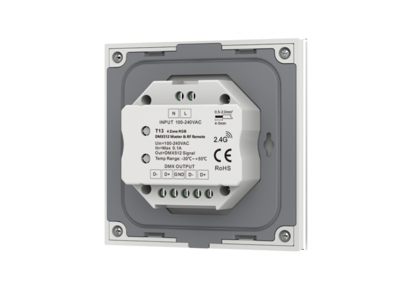 Contrôleur tactile DMX-4 zones-RGB - SK-T13 - Barcelona LED