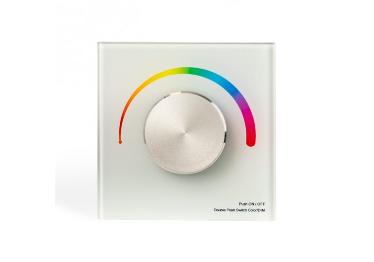 Variateur mural à molette DMX-1 zone-RGB - SK-T13-K - Barcelona LED