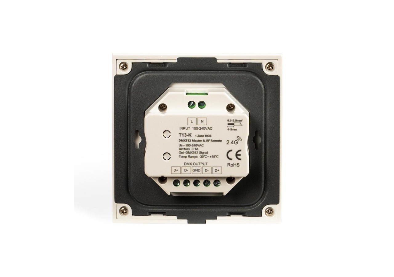 Variateur mural à molette DMX-1 zone-RGB - SK-T13-K - Barcelona LED