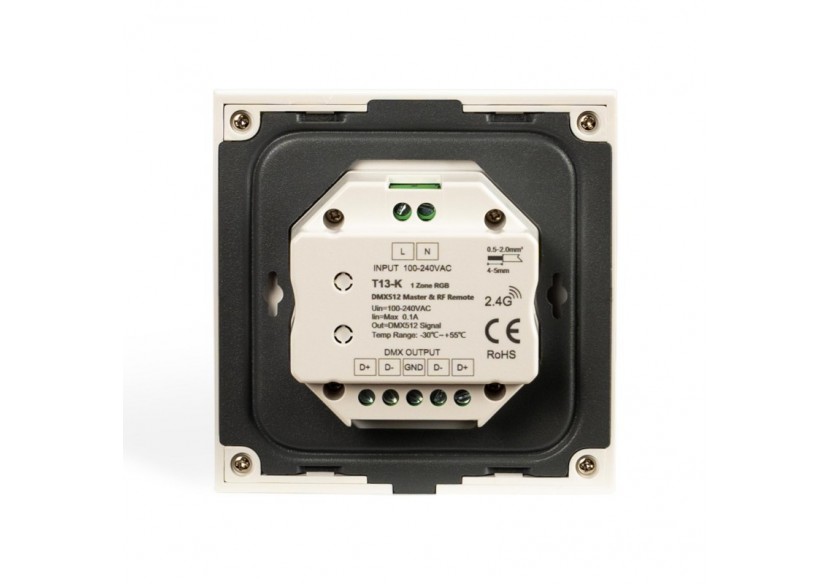 Variateur mural à molette DMX-1 zone-RGB - SK-T13-K - Barcelona LED