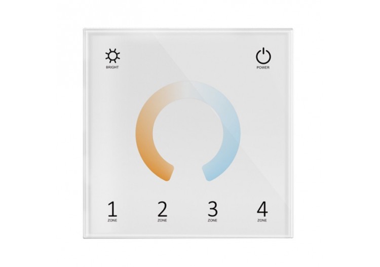 Contrôleur tactile DMX-4 zones-CCT - SK-T12 - Barcelona LED