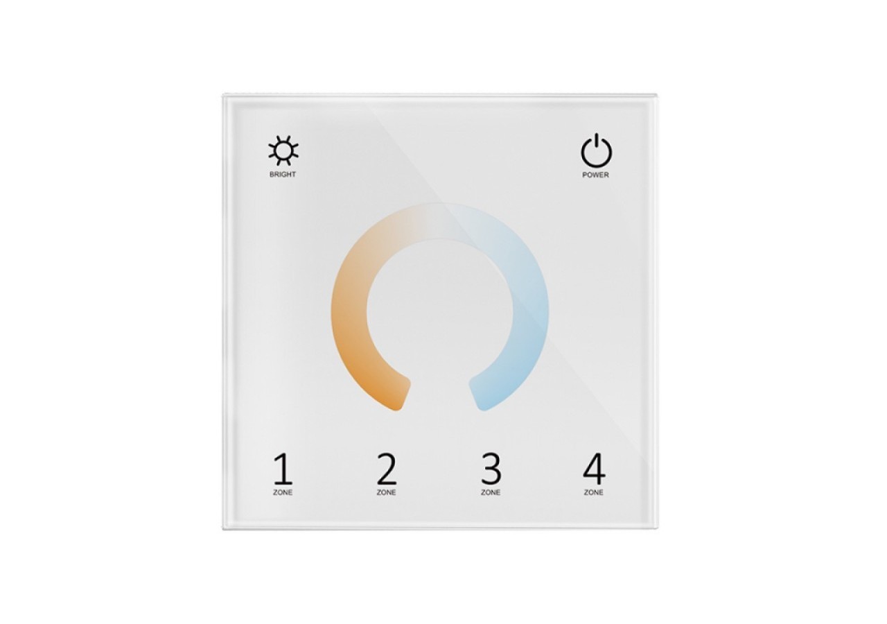 Contrôleur tactile DMX-4 zones-CCT - SK-T12 - Barcelona LED