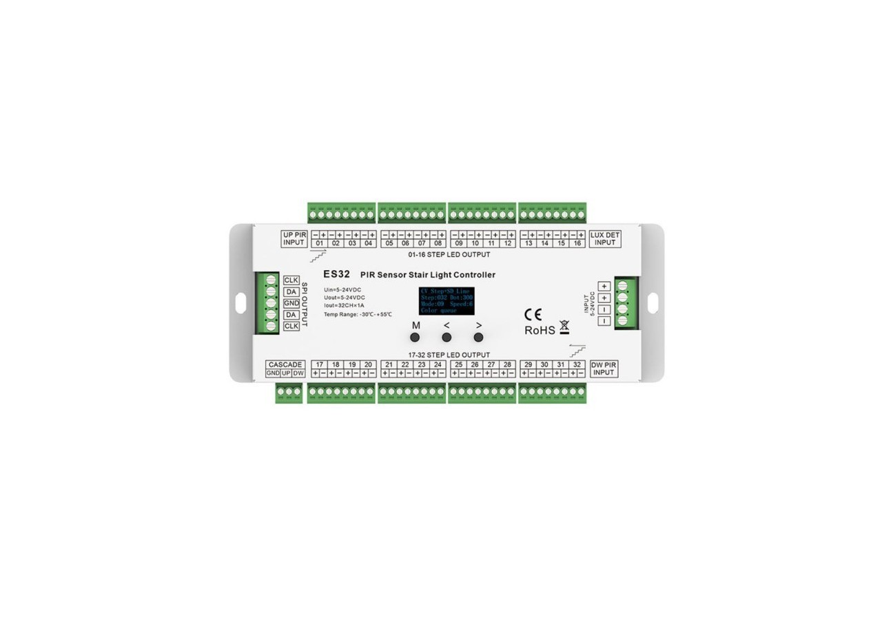 Contrôleur de lumière d'escalier avec capteur PIR - SK-ES32 - Barcelona LED
