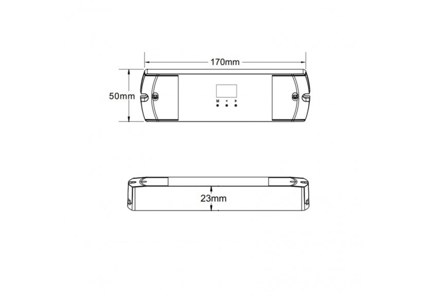 Décodeur DMX512 12-48V DC-350-1200mA/canal-4 canaux - SK-D4C-L - Barcelona LED