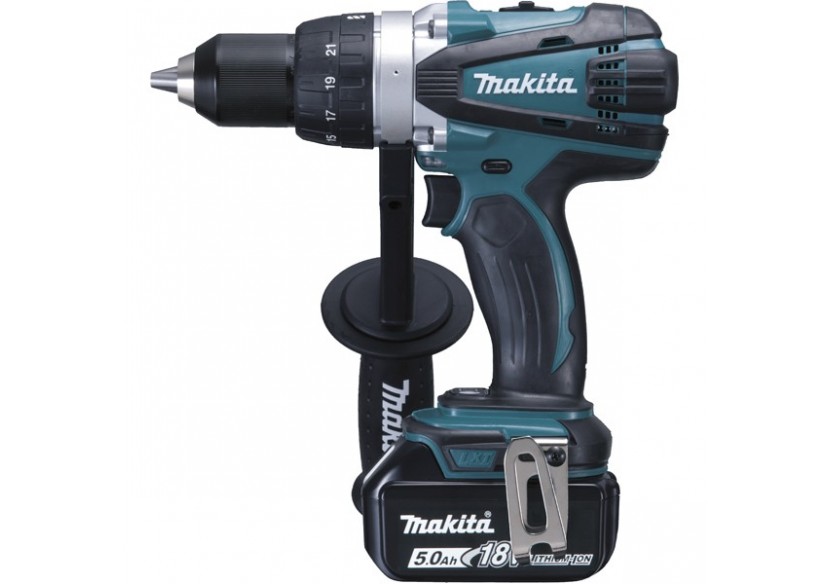Perceuse visseuse 18 V Li-Ion 5 Ah usage intensif - Makita : Confort'Mat