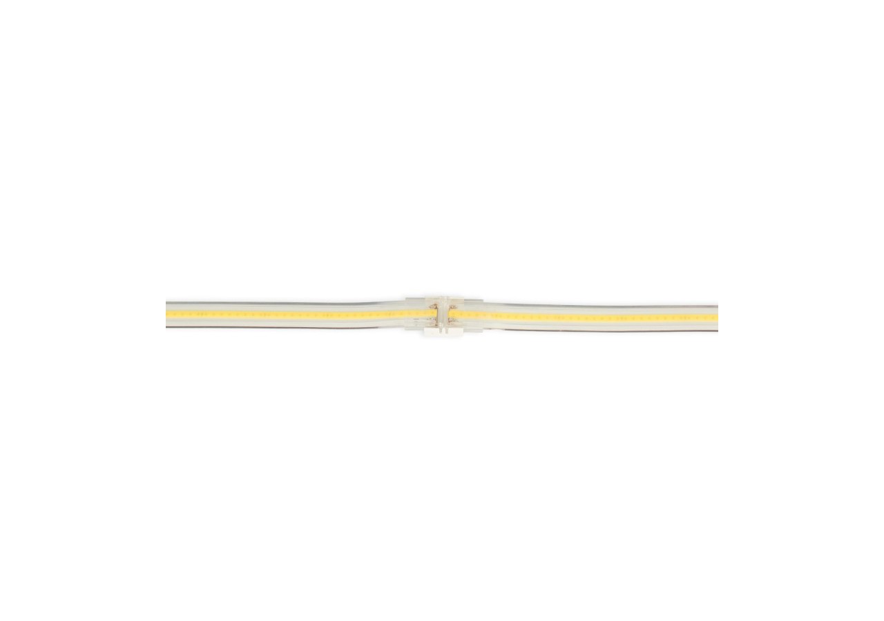 Connecteur droit étanche ruban LED COB 220V-2 broches-Ruban 12mm-IP67 - B1536-TT - Barcelona LED