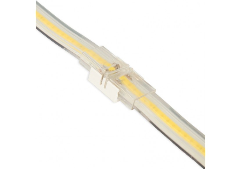 Connecteur droit étanche ruban LED COB 220V-2 broches-Ruban 12mm-IP67 - B1536-TT - Barcelona LED