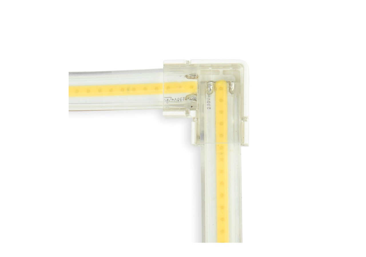 Connecteur d'angle étanche pour rubans LED COB 220V 12mm-IP67 - B1536-L - Barcelona LED