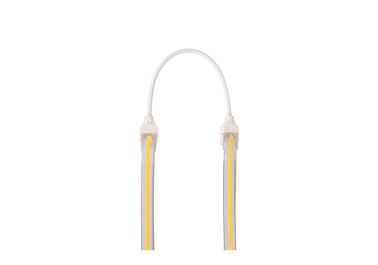 Connecteur étanche avec câble pour ruban LED COB 220V-2 broches-Ruban 12 mm-IP67 - B1536-CTT - Barcelona LED
