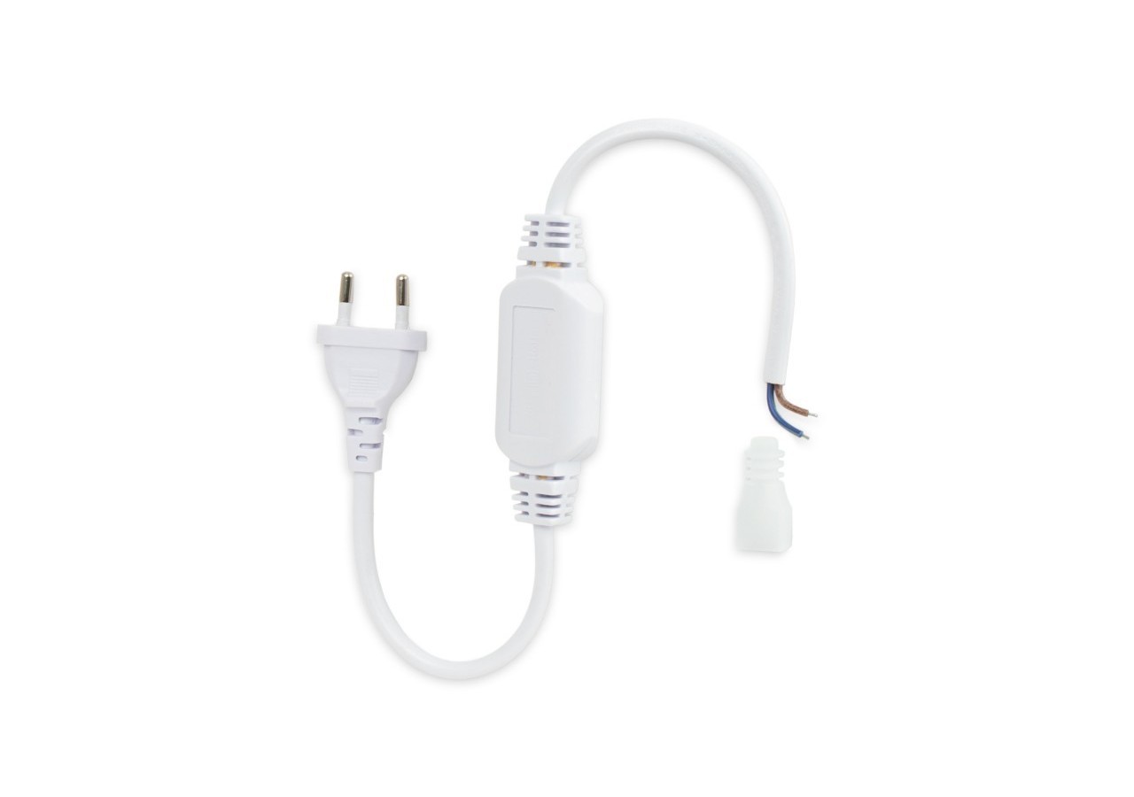 Câble d'alimentation redresseur pour ruban LED COB 220V AC-IP67 - B1536-CI-EU - Barcelona LED