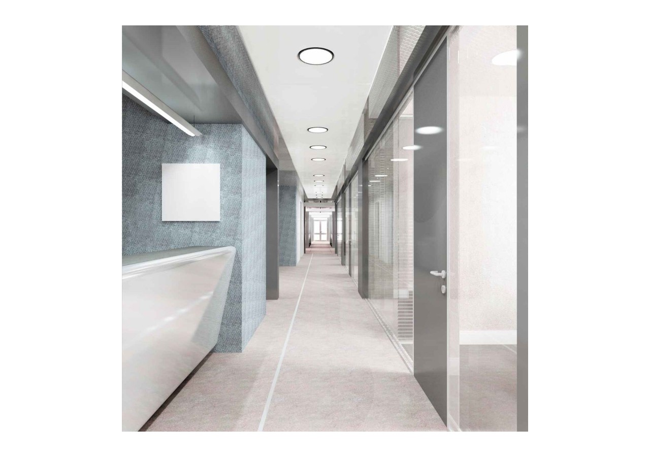 Plafonnier LED étanche CCT-18W-diamètre 25cm-1920lm-IP65 - B1760-18W-N - Barcelona LED