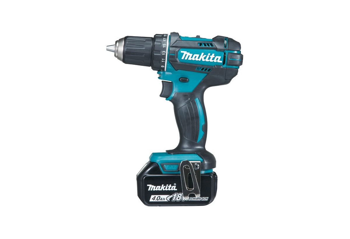 Perceuse visseuse 18 V Li-Ion 4 Ah usage quotidien - Makita : Confort'Mat
