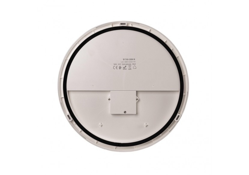 Plafonnier LED étanche CCT-30W-diamètre 35cm-3180lm-IP65 - B1760-30W-N - Barcelona LED