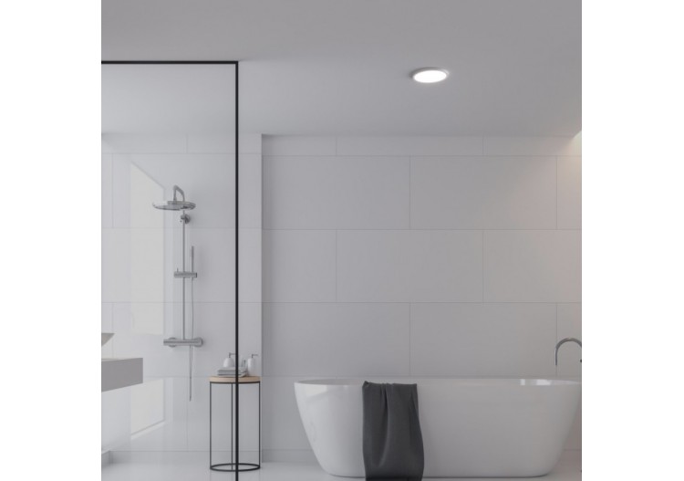 Plafonnier LED rond CCT extérieur 18W-diamètre 22,5cm-1450lm-IP44 - B1761-18W-B - Barcelona LED 2