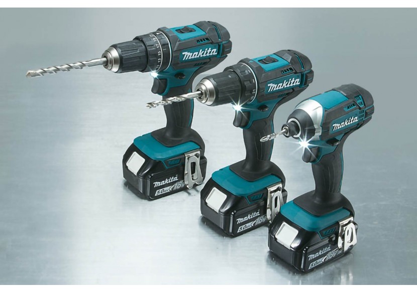 Perceuse visseuse 18 V Li-Ion 5 Ah usage quotidien - Makita : Confort'Mat