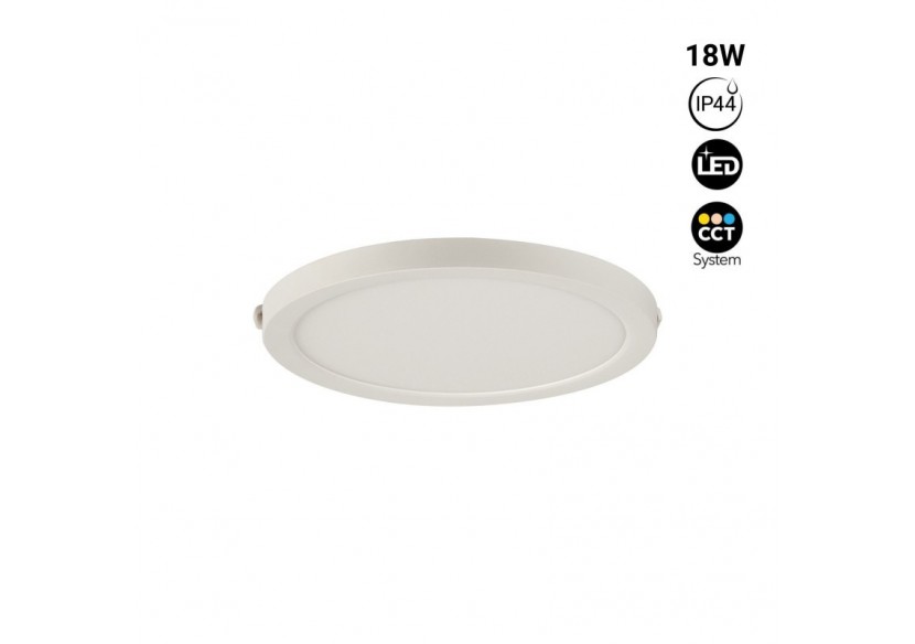 Plafonnier LED rond CCT extérieur 18W-diamètre 22,5cm-1450lm-IP44 - B1761-18W-B - Barcelona LED Plafonnier LED rond CCT extérieur 18W-diamètre 22,5cm-1450lm-IP44 - B1761-18W-B - Barcelona LED