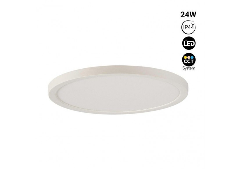 Plafonnier LED rond CCT extérieur 24W-diamètre 30cm-2300lm-IP44 - B1761-24W-B - Barcelona LED Plafonnier LED rond CCT extérieur 24W-diamètre 30cm-2300lm-IP44 - B1761-24W-B - Barcelona LED