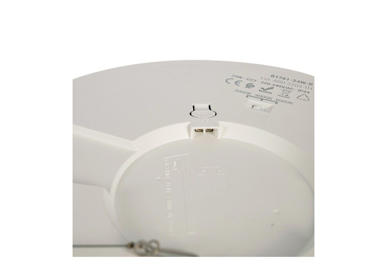 Plafonnier LED rond CCT extérieur 24W-diamètre 30cm-2300lm-IP44 - B1761-24W-B - Barcelona LED