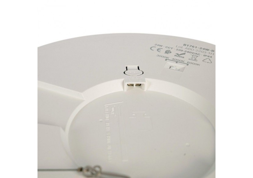 Plafonnier LED rond CCT extérieur 24W-diamètre 30cm-2300lm-IP44 - B1761-24W-B - Barcelona LED Plafonnier LED rond CCT extérieur 24W-diamètre 30cm-2300lm-IP44 - B1761-24W-B - Barcelona LED