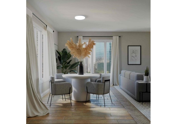 Plafonnier LED rond CCT en saillie 18W-diamètre 35cm-1470lm-IP20 - B1762-18W-B - Barcelona LED 2