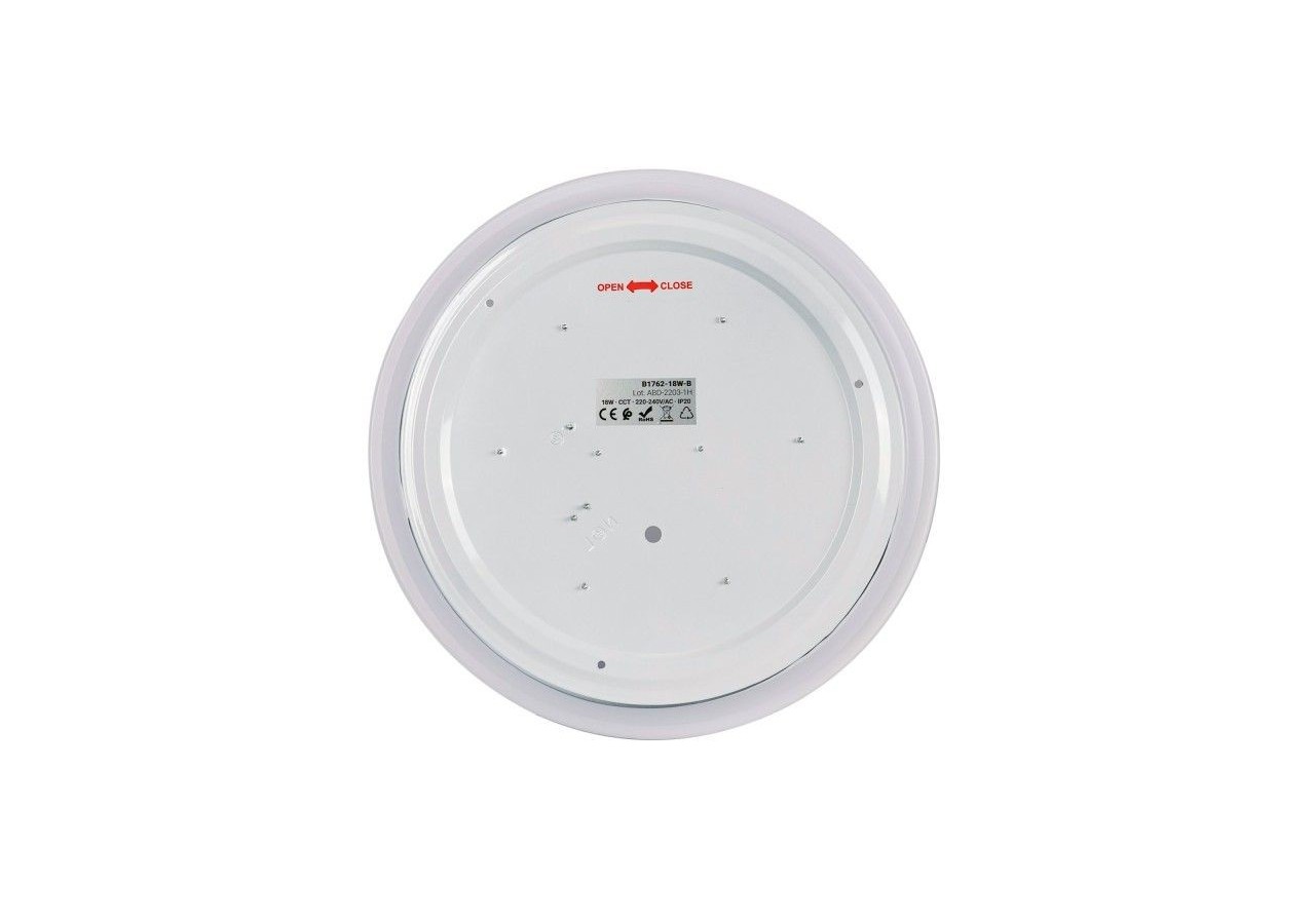 Plafonnier LED rond CCT en saillie 18W-diamètre 35cm-1470lm-IP20 - B1762-18W-B - Barcelona LED