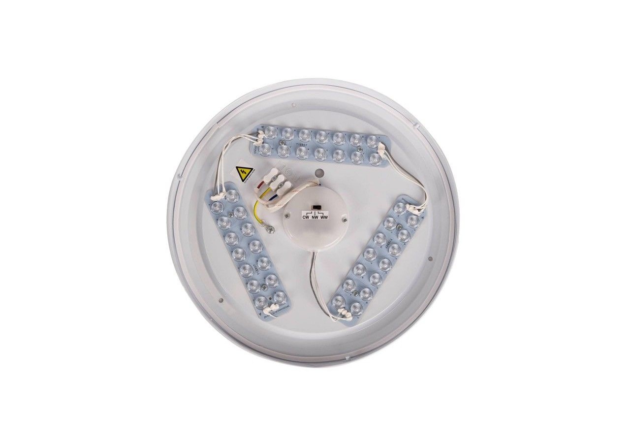 Plafonnier LED rond CCT en saillie 18W-diamètre 35cm-1470lm-IP20 - B1762-18W-B - Barcelona LED