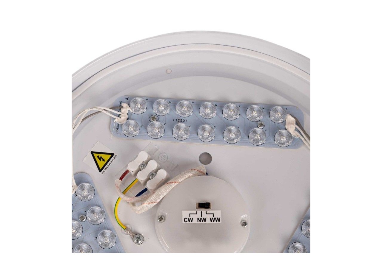 Plafonnier LED rond CCT en saillie 18W-diamètre 35cm-1470lm-IP20 - B1762-18W-B - Barcelona LED