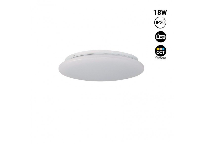 Plafonnier LED rond CCT en saillie 18W-diamètre 35cm-1470lm-IP20 - B1762-18W-B - Barcelona LED Plafonnier LED rond CCT en saillie 18W-diamètre 35cm-1470lm-IP20 - B1762-18W-B - Barcelona LED