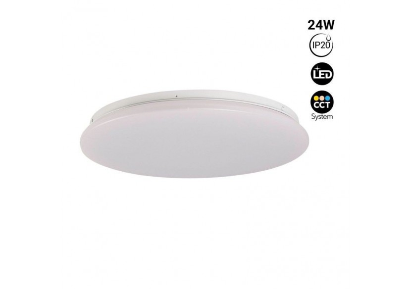 Plafonnier LED rond CCT en saillie 24W-diamètre 38cm-1780lm-IP20 - B1762-24W-B - Barcelona LED Plafonnier LED rond CCT en saillie 24W-diamètre 38cm-1780lm-IP20 - B1762-24W-B - Barcelona LED
