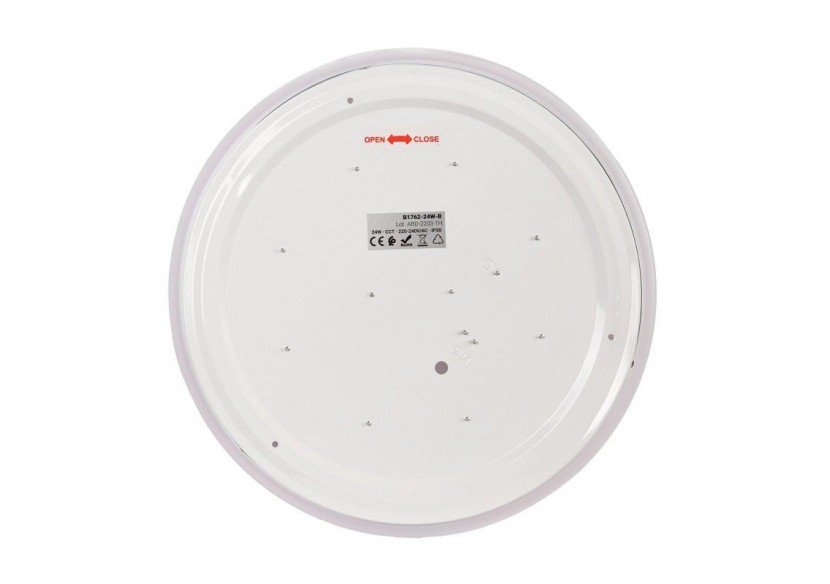 Plafonnier LED rond CCT en saillie 24W-diamètre 38cm-1780lm-IP20 - B1762-24W-B - Barcelona LED Plafonnier LED rond CCT en saillie 24W-diamètre 38cm-1780lm-IP20 - B1762-24W-B - Barcelona LED