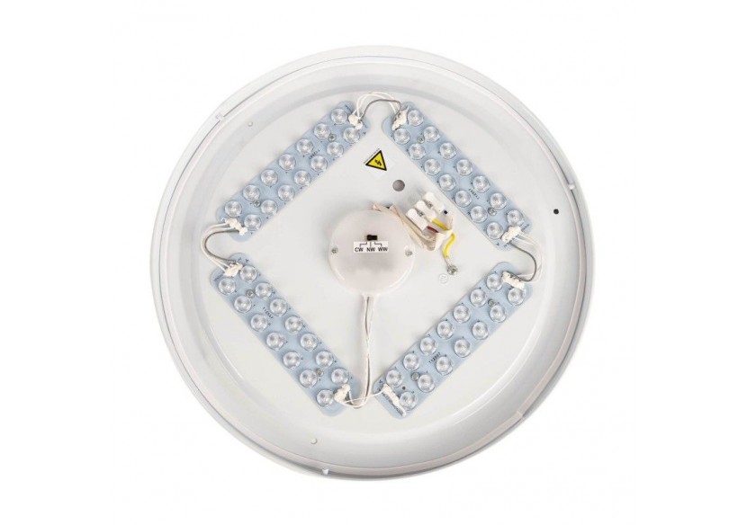 Plafonnier LED rond CCT en saillie 24W-diamètre 38cm-1780lm-IP20 - B1762-24W-B - Barcelona LED Plafonnier LED rond CCT en saillie 24W-diamètre 38cm-1780lm-IP20 - B1762-24W-B - Barcelona LED
