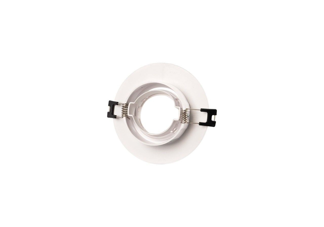 Collerette downlight ronde orientable GU10 / MR16-Coupe diamètre 75 mm - B978-R-B - Barcelona LED