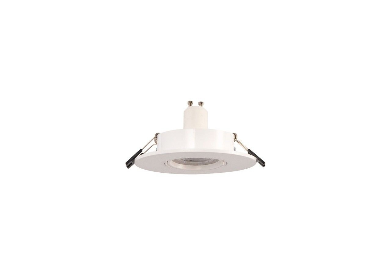 Collerette downlight ronde orientable GU10 / MR16-Coupe diamètre 75 mm - B978-R-B - Barcelona LED