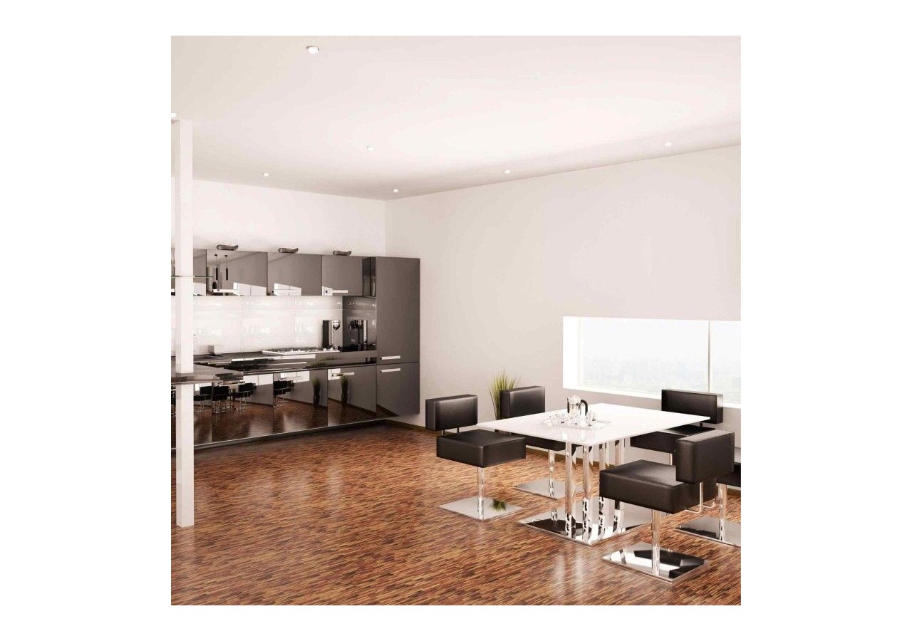 Collerette downlight ronde orientable GU10 / MR16-Coupe diamètre 75 mm - B978-R-B - Barcelona LED