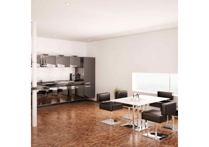 Collerette downlight ronde orientable GU10 / MR16-Coupe diamètre 75 mm - B978-R-B - Barcelona LED Collerette downlight ronde orientable GU10 / MR16-Coupe diamètre 75 mm - B978-R-B - Barcelona LED