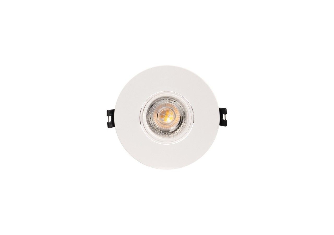 Collerette downlight ronde orientable GU10 / MR16-Coupe diamètre 75 mm - B978-R-B - Barcelona LED