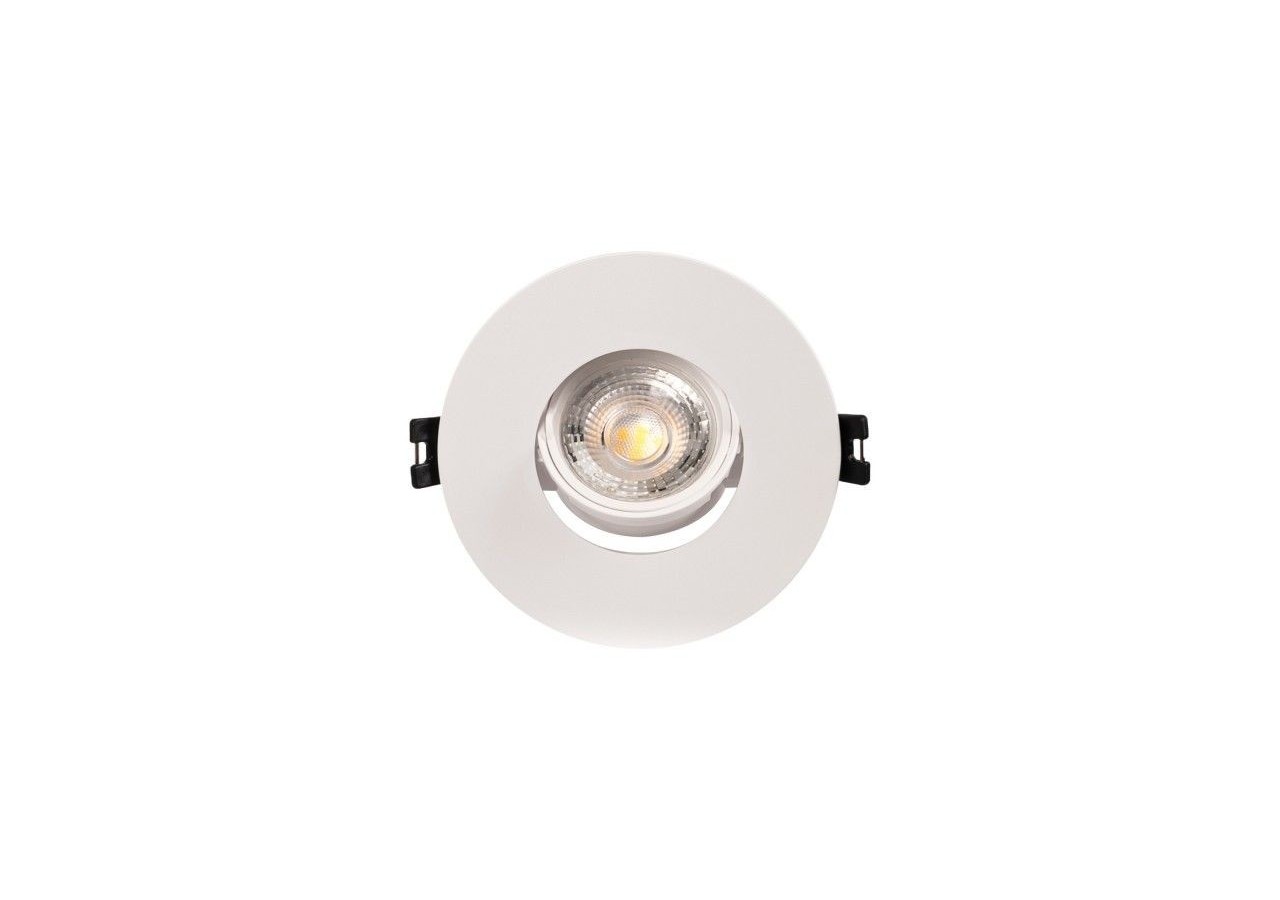 Collerette downlight ronde orientable GU10 / MR16-Coupe diamètre 75 mm - B978-R-B - Barcelona LED