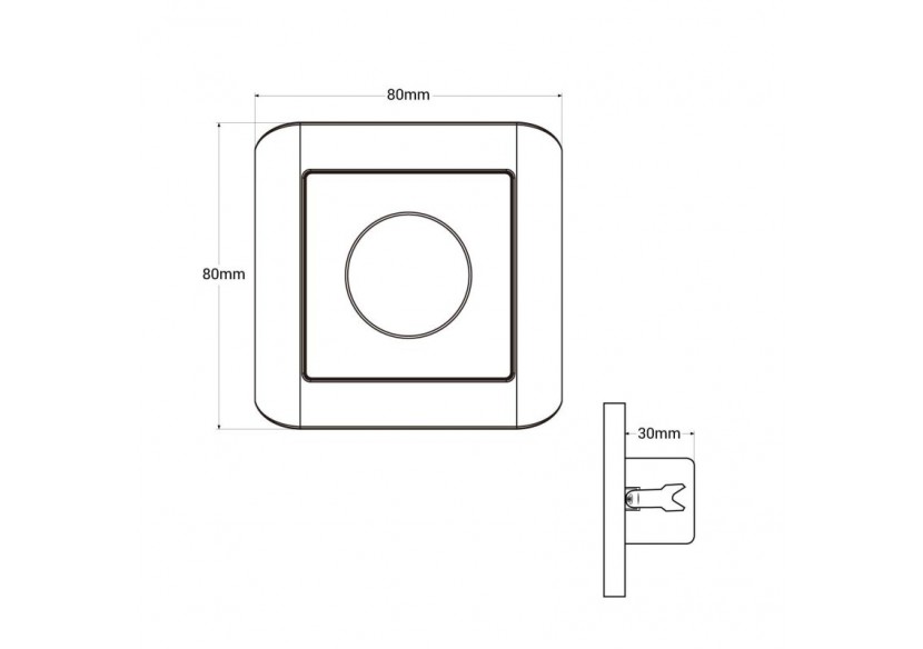 Capteur de mouvement mural à micro-ondes 180 degrés-IP20 - SM23 - Barcelona LED Capteur de mouvement mural à micro-ondes 180 degrés-IP20 - SM23 - Barcelona LED