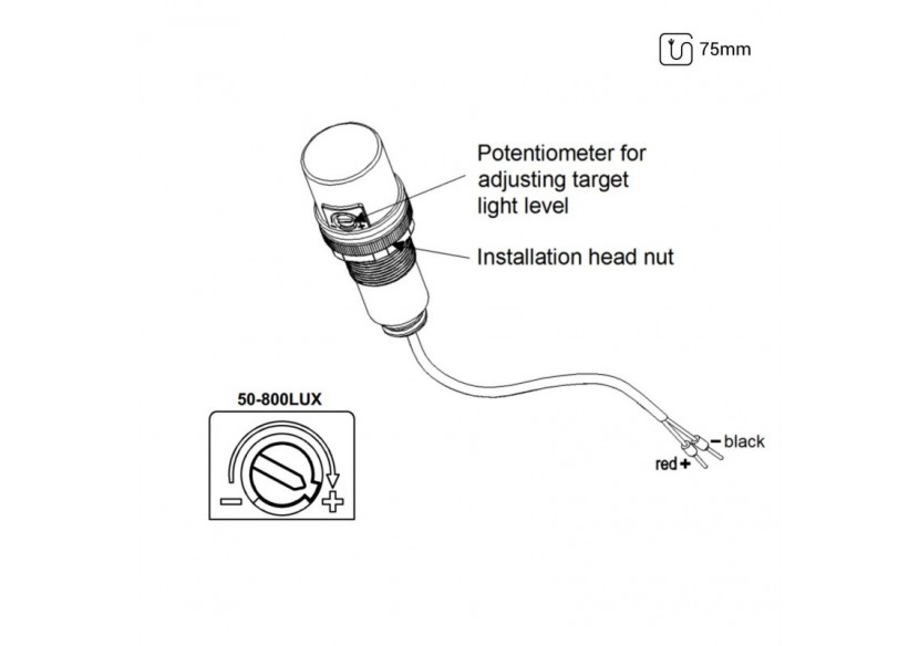 Capteur de lumière crépusculaire photoélectrique 360 degrés encastré ou surface-Gradation 1-10V DC - SGL01 - Barcelona LED Capteur de lumière crépusculaire photoélectrique 360 degrés encastré ou surface-Gradation 1-10V DC - SGL01 - Barcelona LED