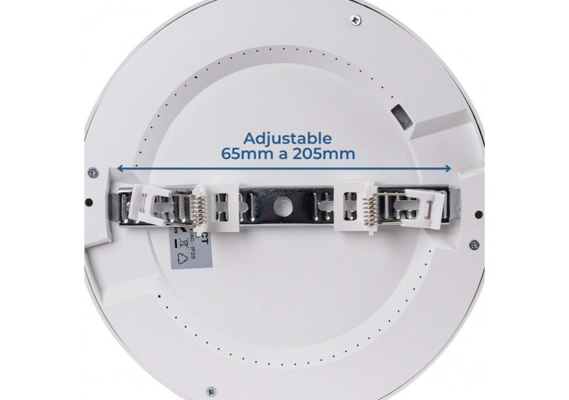 Plafonnier LED rond CCT 18W-Diamètre réglable-En saillie et encastré-IP20 - B1294-CCT - Barcelona LED Plafonnier LED rond CCT 18W-Diamètre réglable-En saillie et encastré-IP20 - B1294-CCT - Barcelona LED