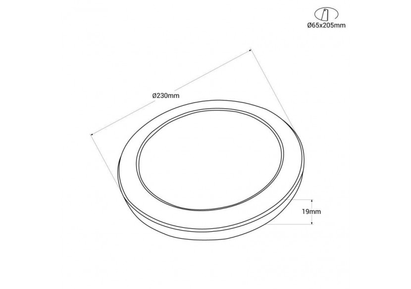 Plafonnier LED rond CCT 18W-Diamètre réglable-En saillie et encastré-IP20 - B1294-CCT - Barcelona LED Plafonnier LED rond CCT 18W-Diamètre réglable-En saillie et encastré-IP20 - B1294-CCT - Barcelona LED