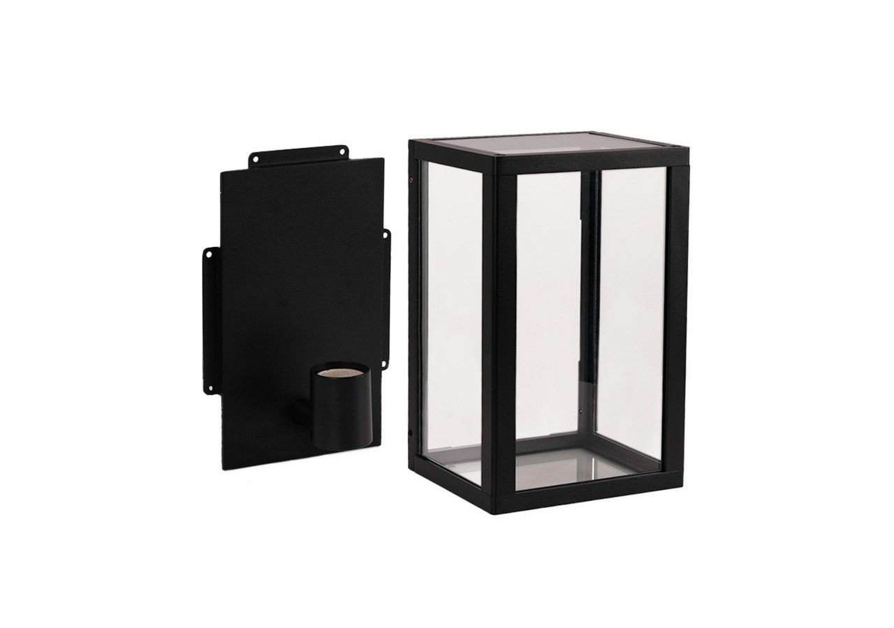 Applique murale d'extérieur en aluminium "Glass House"-IP44-E27 - L5010-P - Barcelona LED