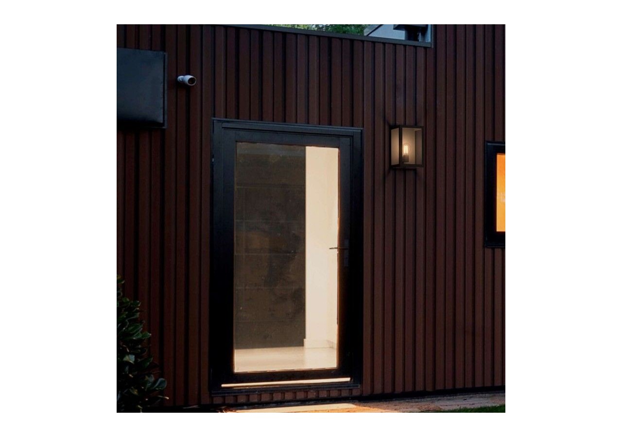 Applique murale d'extérieur en aluminium "Glass House"-IP44-E27 - L5010-P - Barcelona LED