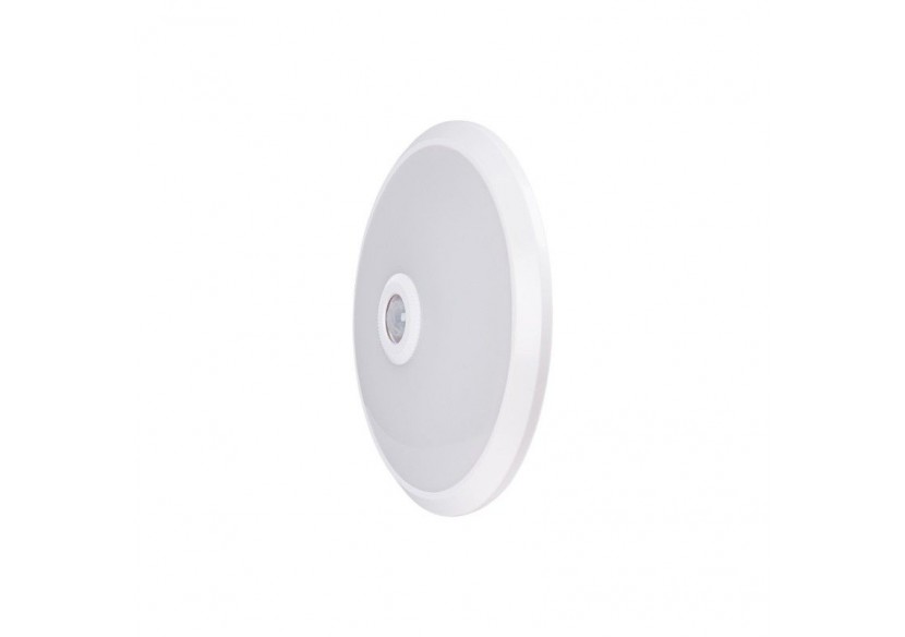 Plafonnier LED avec capteur PIR-20W-diamètre 30cm-IP20 - B1296-S-BN - Barcelona LED Plafonnier LED avec capteur PIR-20W-diamètre 30cm-IP20 - B1296-S-BN - Barcelona LED