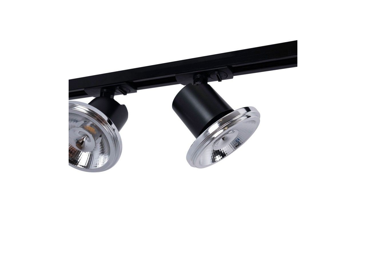 Spot sur rail monophasé avec douille GU10-AR111 - B979-N - Barcelona LED