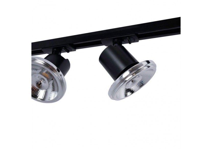 Spot sur rail monophasé avec douille GU10-AR111 - B979-N - Barcelona LED