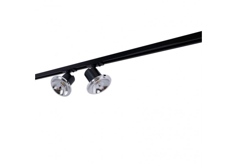 Spot sur rail monophasé avec douille GU10-AR111 - B979-N - Barcelona LED