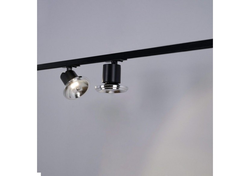 Spot sur rail monophasé avec douille GU10-AR111 - B979-N - Barcelona LED